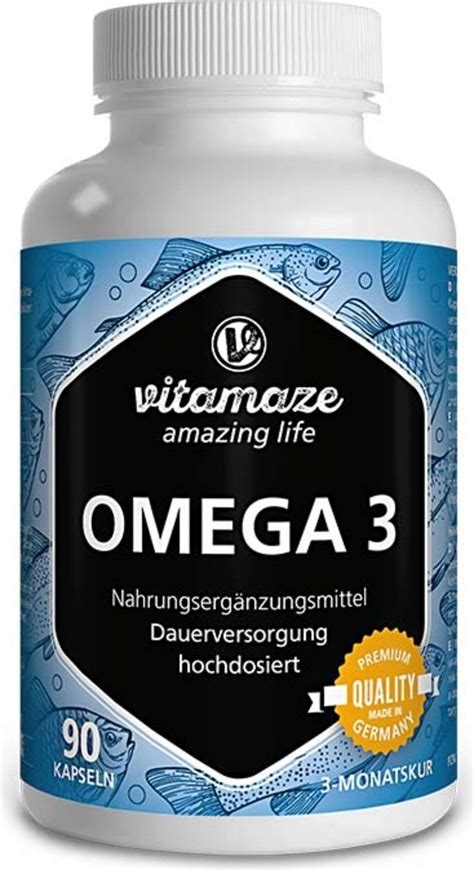 2 Erfahrungsberichte in Deutsch für Vitamaze Omega 3 .